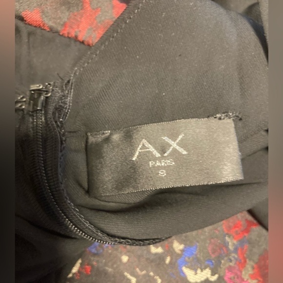 Asos AX Paris Black Printed 2 In 1 Dress Tank-Top A-line Skirt Bottom Size Small - Picture 9 of 11